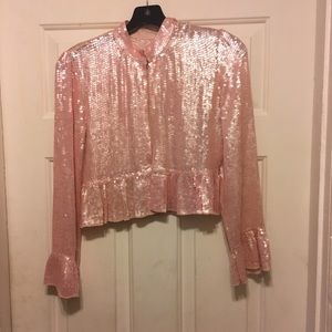Sequins Crop Jacket